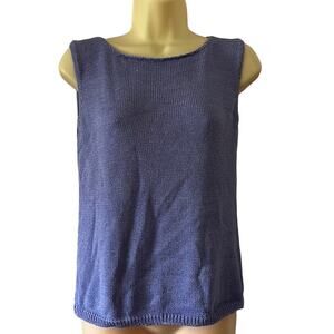 Chico’s Design Size 8 Light Purple Sleeveless Sweater